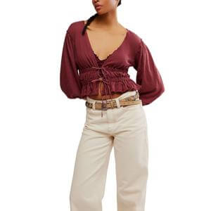Free People Let's Go Blouse